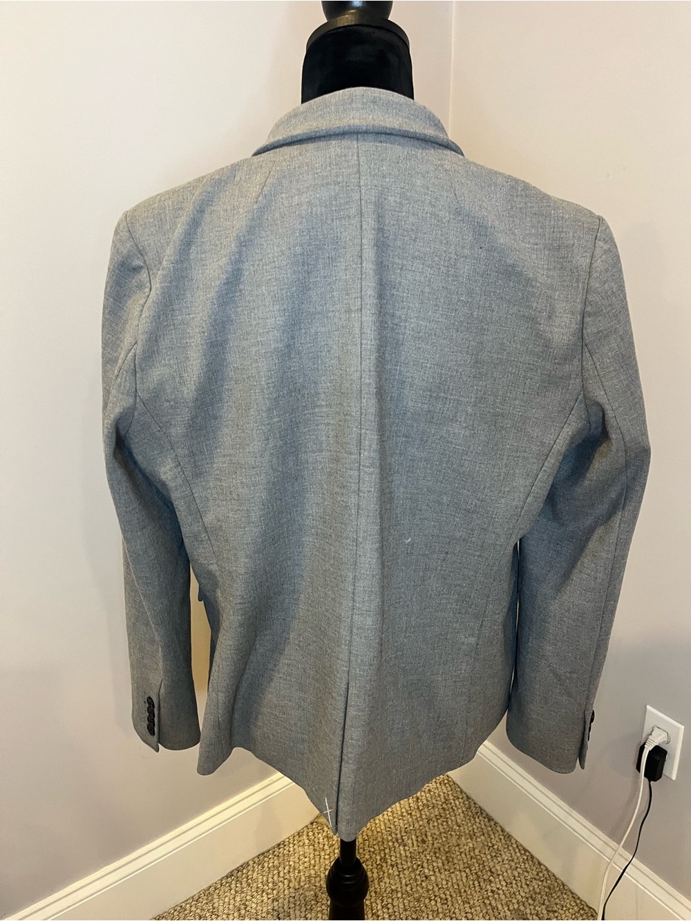 NWT J. Crew Gray Regent Blazer- size 16 - Picture 4 of 5